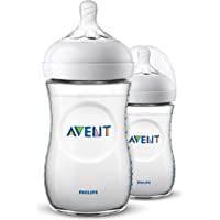 Philips Avent SCF033-27- Biberón Natural- Transparente- 2 x 260 ml